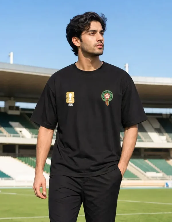 FIFA World Cup 2026 Morocco Premium Drop Shoulder