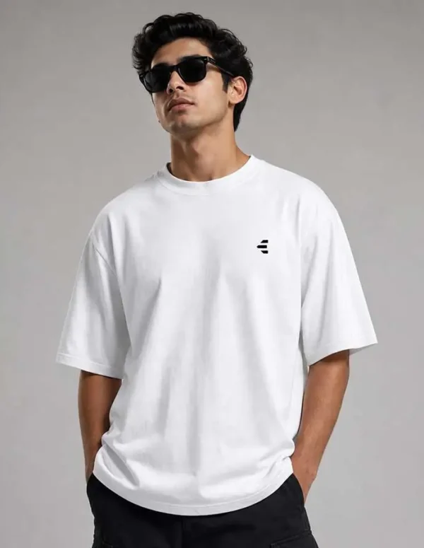 Premium Sunny Warm Glow Drop Shoulder – White
