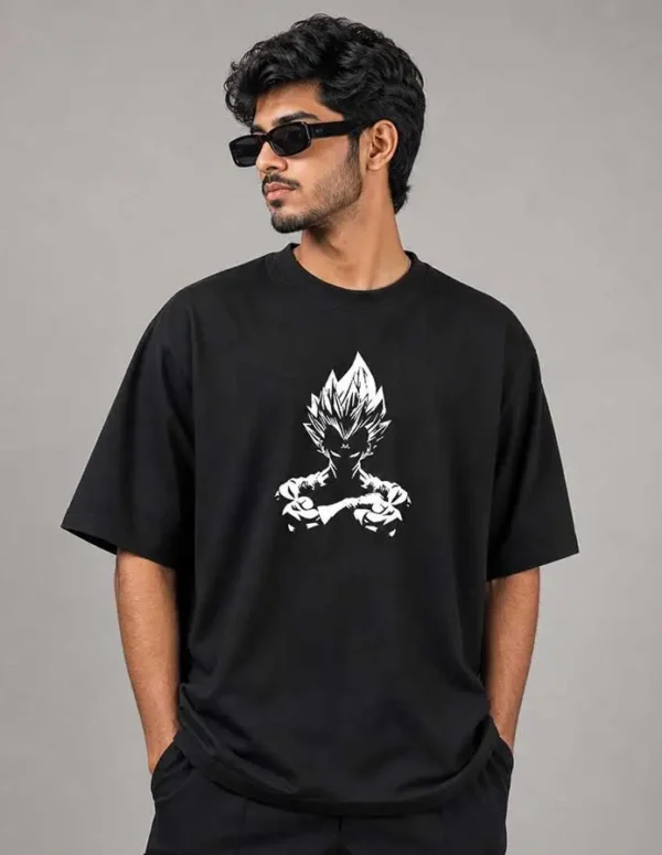 Premium Essential Drop Shoulder T-Shirt – Black