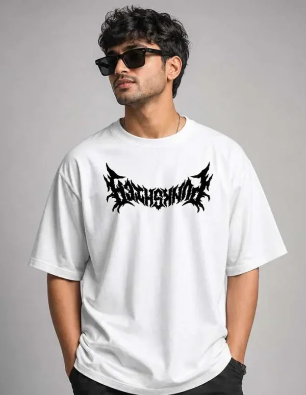 Premium Heavyweight Drop Shoulder T-Shirt-White